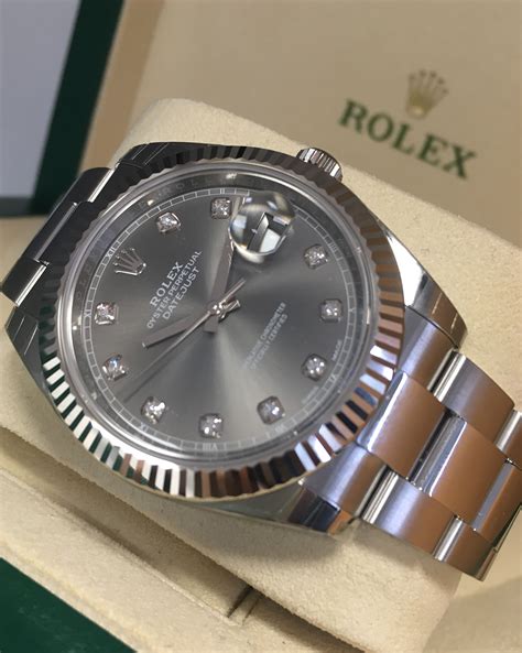 rolex rhodium 41